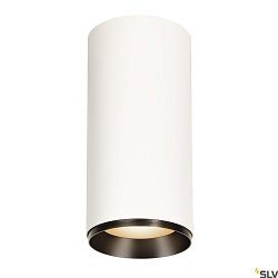 LED Ceiling luminaire NUMINOS DALI XL, 36W, 3000K, 24, white / black