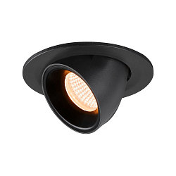 Plafonnier encastré NUMINOS GIMBLE S, noir 