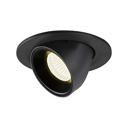Plafonnier encastré NUMINOS GIMBLE S, noir 