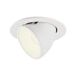 LED Ceiling recessed luminaire NUMINOS® GIMBLE L, 4000K, 20°, white