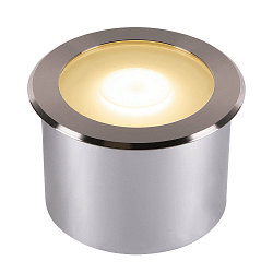 Projecteur encastr� DASAR FLAT 120 EL rond, passable, r�sistant aux chocs IP65/IP67, acier inoxydable 