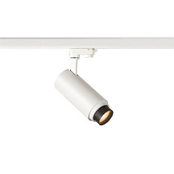 Projecteur triphas� NUMINOS ZOOM M focalisable, pivotant � la cardan IP20, blanche gradable