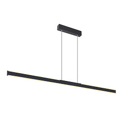 Luminaire � suspension ONE LINEAR 140 PHASE UP/DOWN IP20, noir gradable