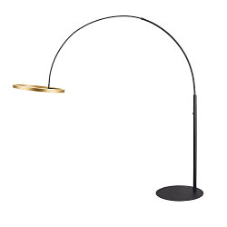 floor lamp ONE BOW FL up / down, black dimmable
