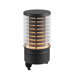 T�te de luminaire M-POL M LOUVER contr�lable par DALI IP65, anthrazit gradable