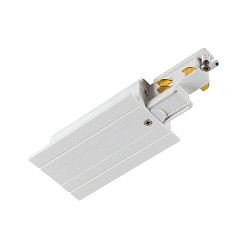 Alimentation triphas� S-TRACK PHASE & DALI version pour montage encastr�, contr�lable par DALI, terre droite, blanche