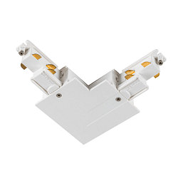 Connecteur en L triphas� S-TRACK PHASE & DALI version pour montage encastr�, contr�lable par DALI, terre droite