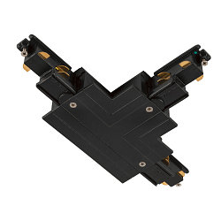 Connecteur en T triphas� S-TRACK PHASE & DALI version pour montage encastr�, contr�lable par DALI, terre droite