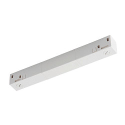 Connecteur longitudinal TRACK 48V contrôlable par DALI, électrique, blanche