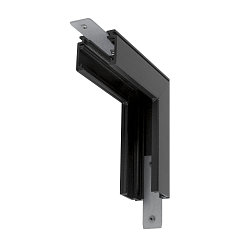 Connecteur en L TRACK 48V standard, m�canique, St�r�o, noir