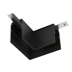 Connecteur en L TRACK 48V m�canique, gauche, profond, noir
