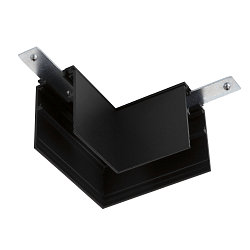Connecteur en L TRACK 48V m�canique, droite, profond, noir