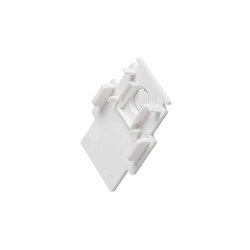 Embout TRACK 48V pour rail intégré, blanche