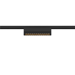 Projecteur sur rail IN-LINE 24 TRACK 48V DARKLIGHT REFLECTOR Move DALI IP20, noir gradable