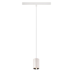 Luminaire � suspension NUMINOS� XS TRACK 48V contr�lable par DALI IP20, chrome, blanche gradable