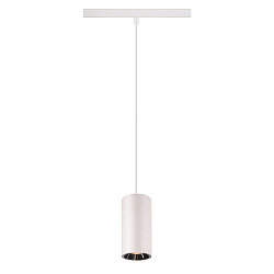 Luminaire � suspension NUMINOS� S TRACK 48V contr�lable par DALI IP20, chrome, blanche gradable