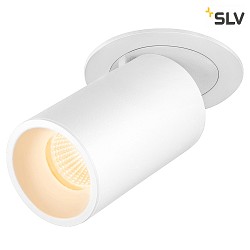 ceiling recessed luminaire NUMINOS® PROJECTOR M cylindrical, white