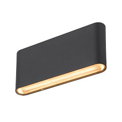 Luminaire mural d'extérieur OVAL 18 WL IP65, noir 