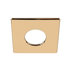 cover UNIVERSAL DOWNLIGHT IP65 square, glossy, gold