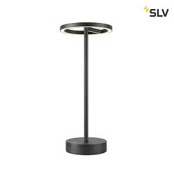 Lampe de table  accu VINOLINA ONE IP54, noir gradable