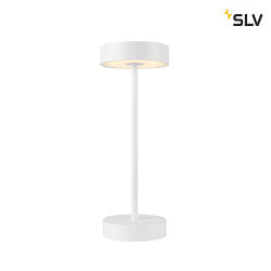 Lampe de table  accu VINOLINA IP54, blanche gradable