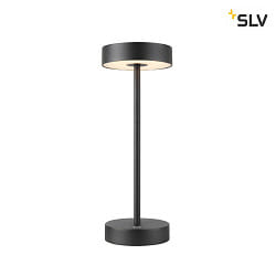 Lampe de table  accu VINOLINA IP54, noir gradable