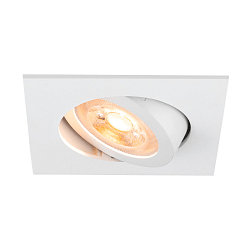 Plafonnier encastr� NEW TRIA� 68 carr� GU10 IP20, blanche