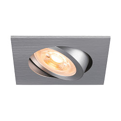 Plafonnier encastr� NEW TRIA� 68 carr� GU10 IP20, aluminium