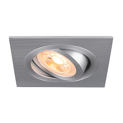 Plafonnier encastr� NEW TRIA� 75 carr� GU10 IP20, aluminium