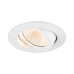 Plafonnier encastr� NEW TRIA� 68 rond IP20, blanche gradable