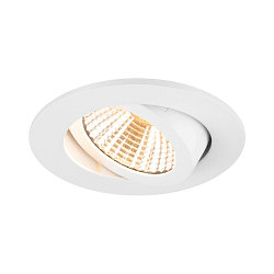 Plafonnier encastr� NEW TRIA� 68 rond IP20, blanche gradable