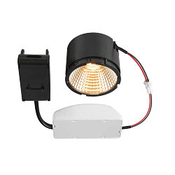 Module LED NEW TRIA� rond 13,3W 1200lm 3000K 38� gradable, noir