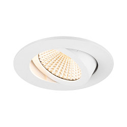 Plafonnier encastr� NEW TRIA� UNIVERSAL rond IP20, blanche gradable