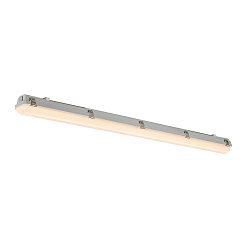 Luminaire pour locaux humides WATERPROOF V 1200 ON-OFF r�sistant aux chocs, commutable IP66, gris 