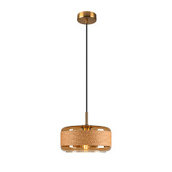Luminaire à suspension PANTILO ROPE 27 E27 IP20, or gradable