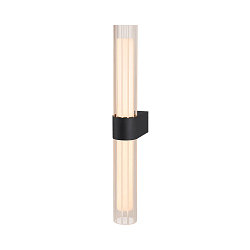 Luminaire mural LYGANT DOUBLE IP44, noir