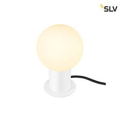 Lampe de table VARYT E14 IP20, blanche