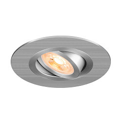 Plafonnier encastr� NEW TRIA� 75 XL rond GU10 IP20, aluminium