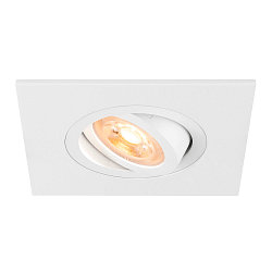 Plafonnier encastr� NEW TRIA� 75 XL carr� GU10 IP20, blanche