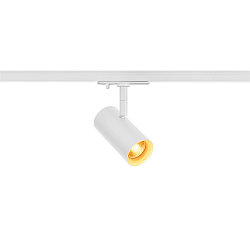 1-Projecteur monophasé NOBLO® SPOT rond, pivotant à la cardan IP20, blanche gradable