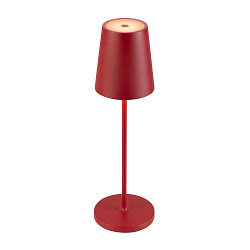 Lampe de table � accu VINOLINA TWO IP65, rouge gradable