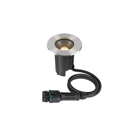Projecteur encastr� DASAR� M rond, pivotant, contr�lable par DALI, passable IP67, acier inoxydable gradable