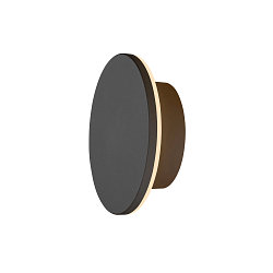 Luminaire mural d'extérieur D-RING S PHASE IP65, noir gradable