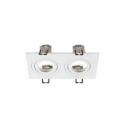 Anneau NEW TRIA� 155 � 2 flammes, version pour montage encastr�, blanche