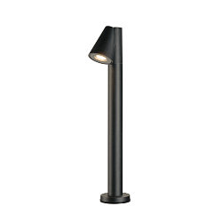 Lampadaire d’extérieur T-TUBE 70 POLE SINGLE GU10 IP44, noir gradable