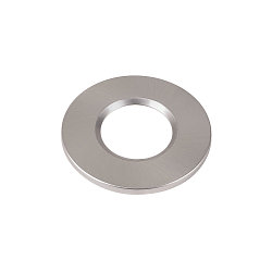 Capot UNIVERSAL DOWNLIGHT IP65 rond, rigide, ferm�, �tanche � l'air, chrome