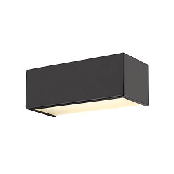 Luminaire mural CHROMBO - PHASE carré IP20, noir gradable
