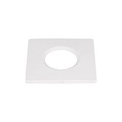 Capot UNIVERSAL DOWNLIGHT IP65 angulaire, rigide, fermé, étanche à l'air, blanche