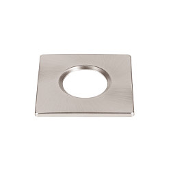 cover UNIVERSAL DOWNLIGHT IP65 square, rigid, closed, airtight, chrome