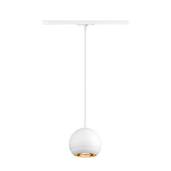 1- Luminaire � suspension monophas� LIGHT EYE� 150 GU10 IP20, blanche gradable